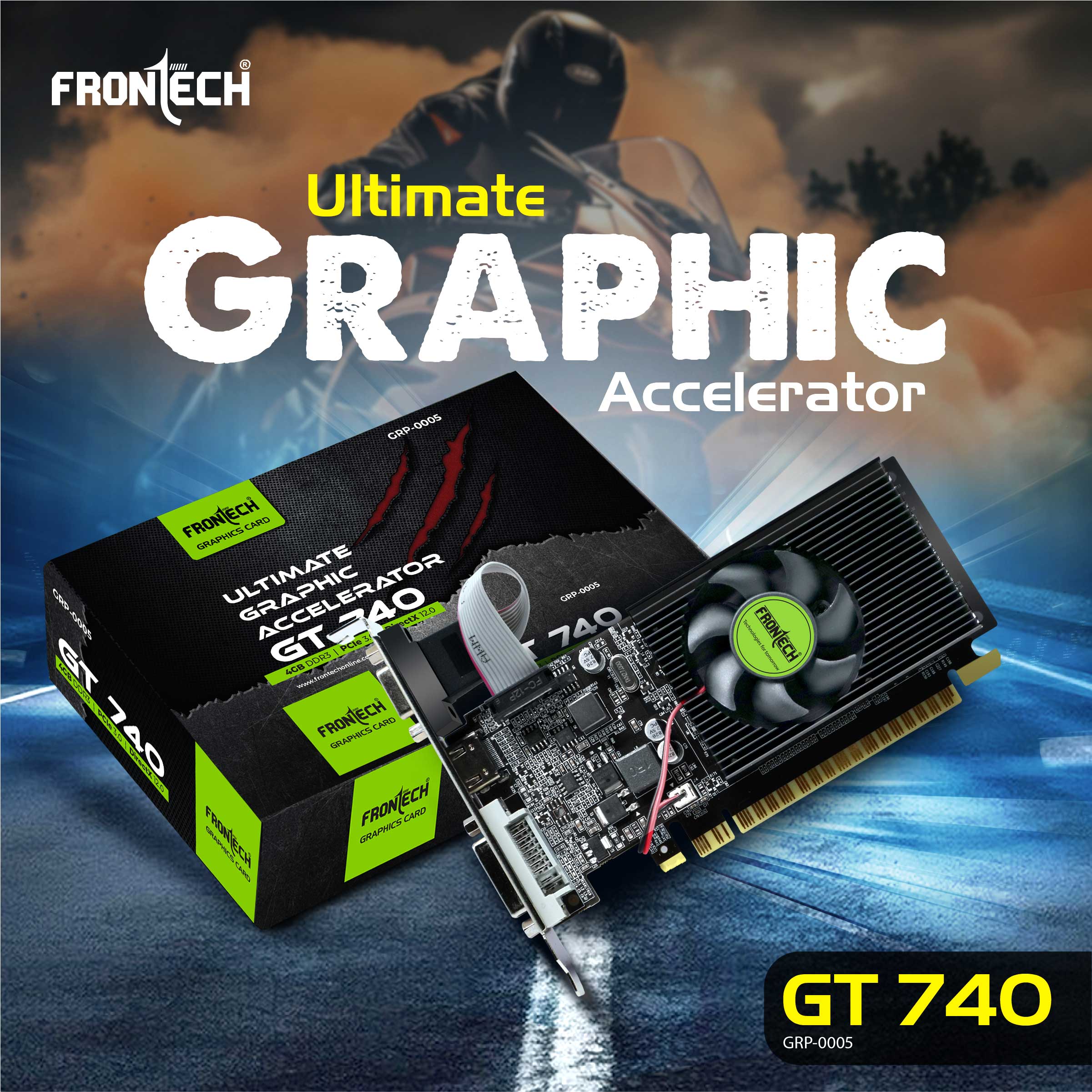 Frontech GT 740 Graphics Card with 4 GB DDR3 (GRP-0005) Frontech GT 740 Graphics Card with 4 GB DDR3 (GRP-0005)